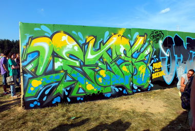 Graffiti Wall in Minsk - Photo by Lets77