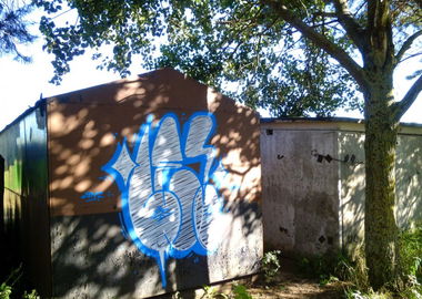 Graffiti Bombing in Baranovichi - Photo by Lets77