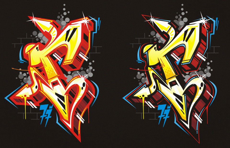 Graffiti Sketch in Baranovichi - Photo by Lets77