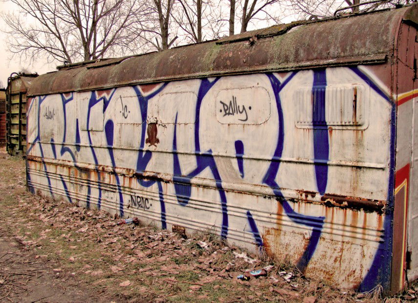 Graffiti Bombing in Baranavichy - Photo by Lets77