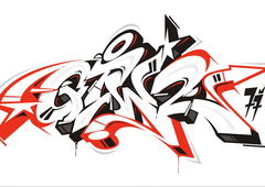 Graffiti Sketch - Photo by Lets77 - QTW2, Lets77 (2013)