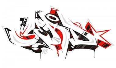 Graffiti Sketch in Baranavichy - Photo by Lets77 (2014)