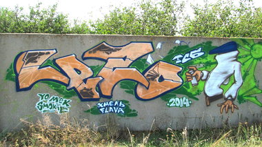 Graffiti Wall - Photo by Lezo - lezo, black, sea (2014)