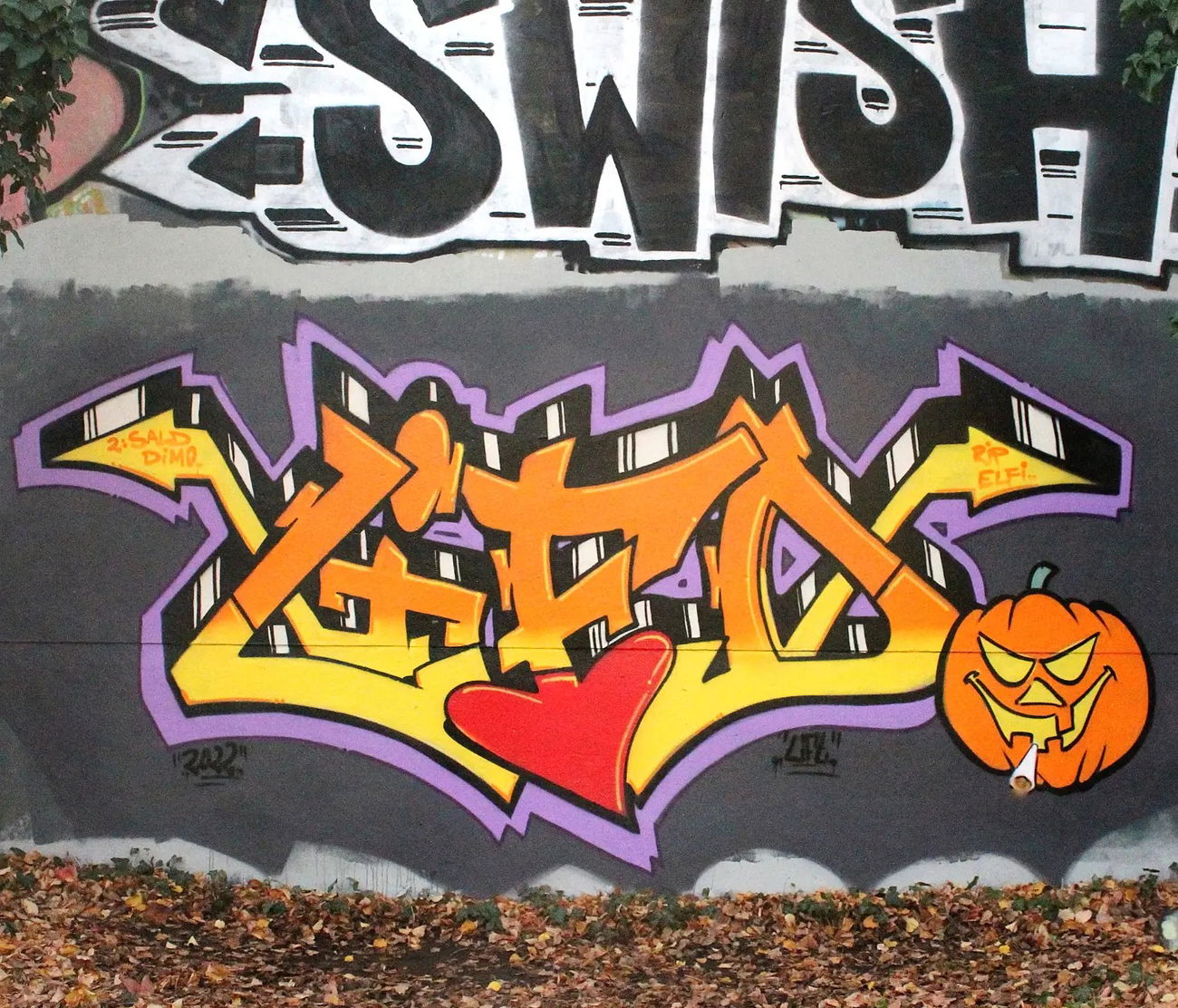 Graffiti Wall in Berlin - Photo by Lifd5 - lifd (2022)