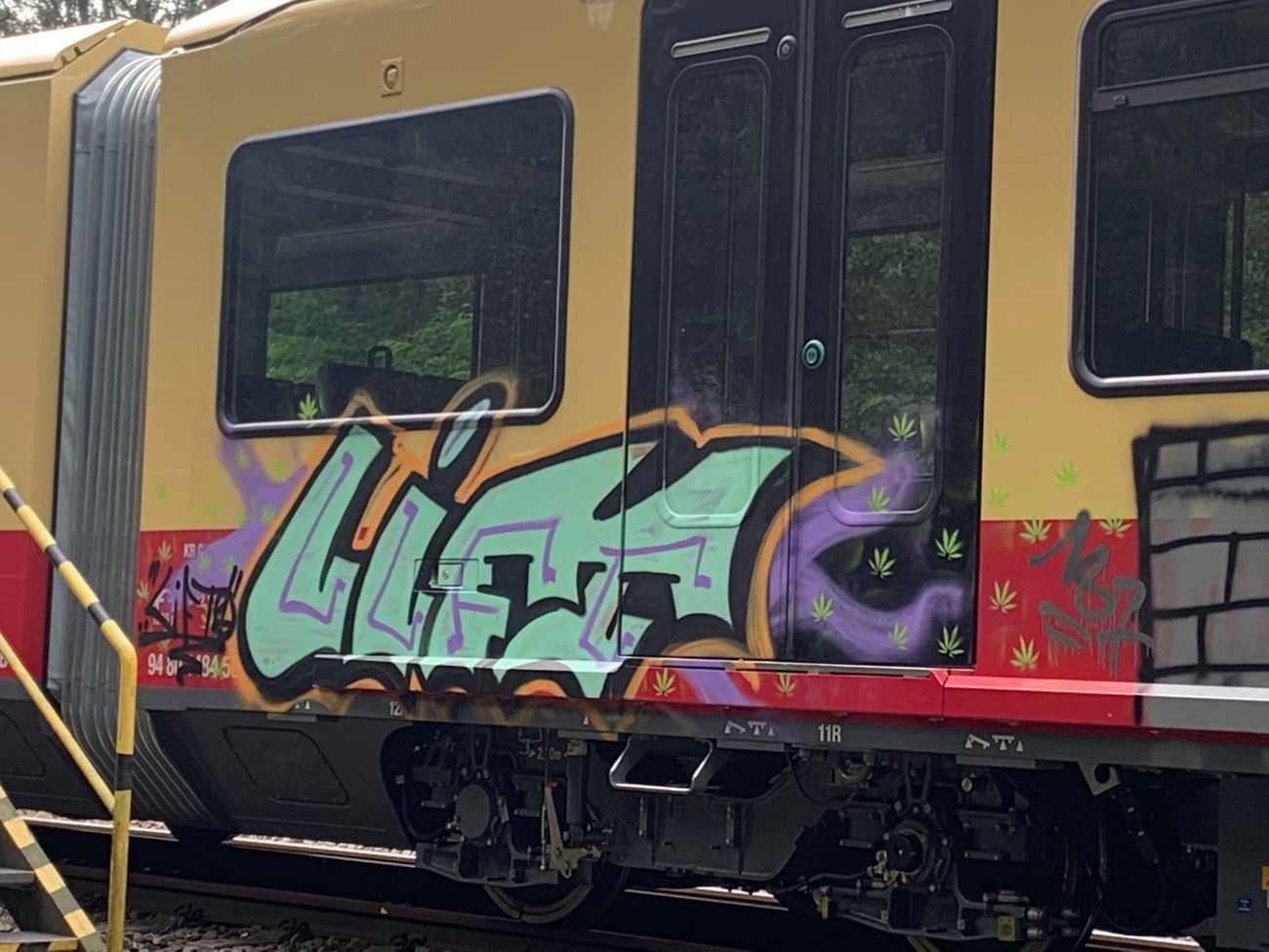 Graffiti Train in Berlin - Photo by Lifd5 - lift, liftone, liftgraffiti (2021)