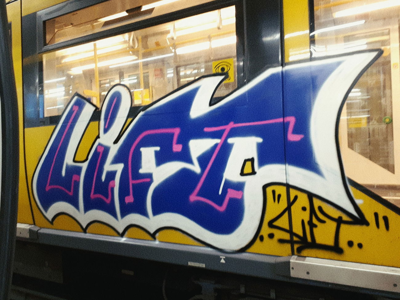 Graffiti Train in Berlin - Photo by Lifd5 - lift, liftone, liftgraffiti (2021)