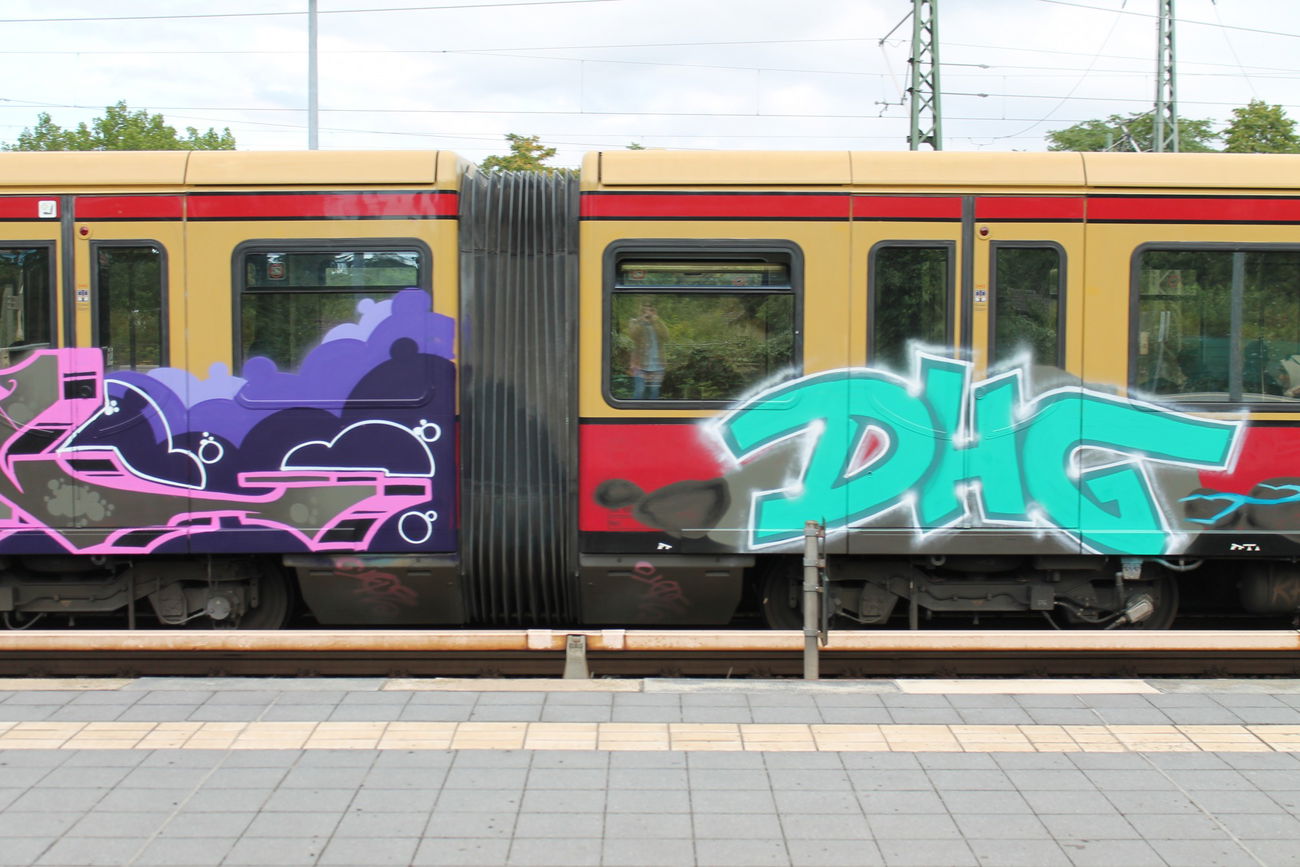 Graffiti Train in Berlin - Photo by Lifd5 (2016)