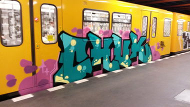 Graffiti Train in Berlin - Photo by Lifd5 (2016)