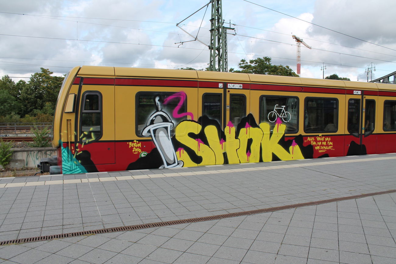 Graffiti Train in Berlin - Photo by Lifd5 (2016)