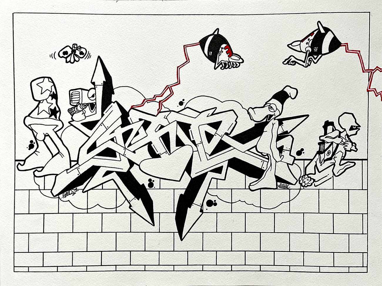 Graffiti Sketch - Photo by Lifd5 - lyft (2026)