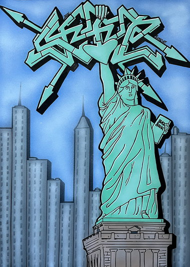 Graffiti Sketch - Photo by Lifd5 - lyft, newyork (2026)