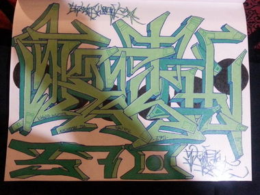 Graffiti Sketch in United States - Photo by Likwid (2007)