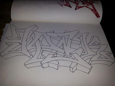 Graffiti Sketch in United States - Photo by Likwid (2007)