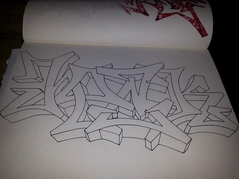 Graffiti Sketch in United States - Photo by Likwid (2007)