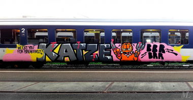 Graffiti Train in Zurich - Photo by Lindenbaum - Katze (2012)