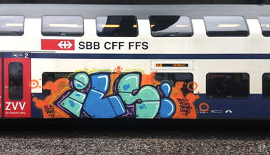 Graffiti Train - Photo by Lindenbaum - ILS (2013)