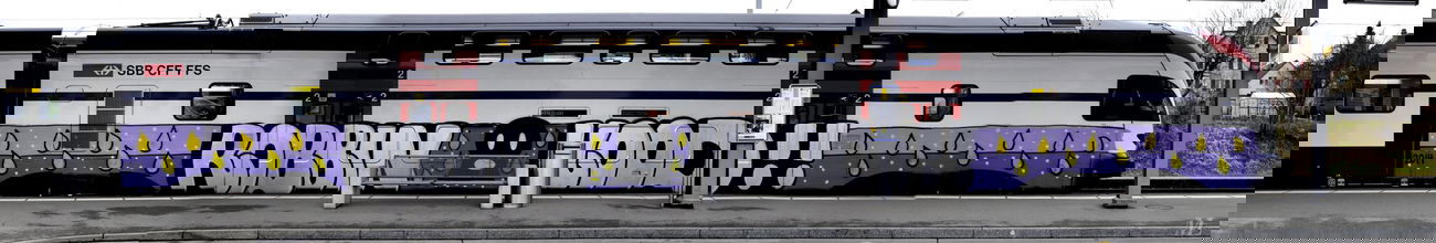Graffiti Train - Photo by Lindenbaum - Robbin, Hood (2014)