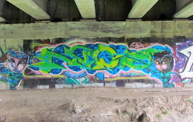 Graffiti Wall in Ukraine - Photo by Lioz_UFOC - Lioz