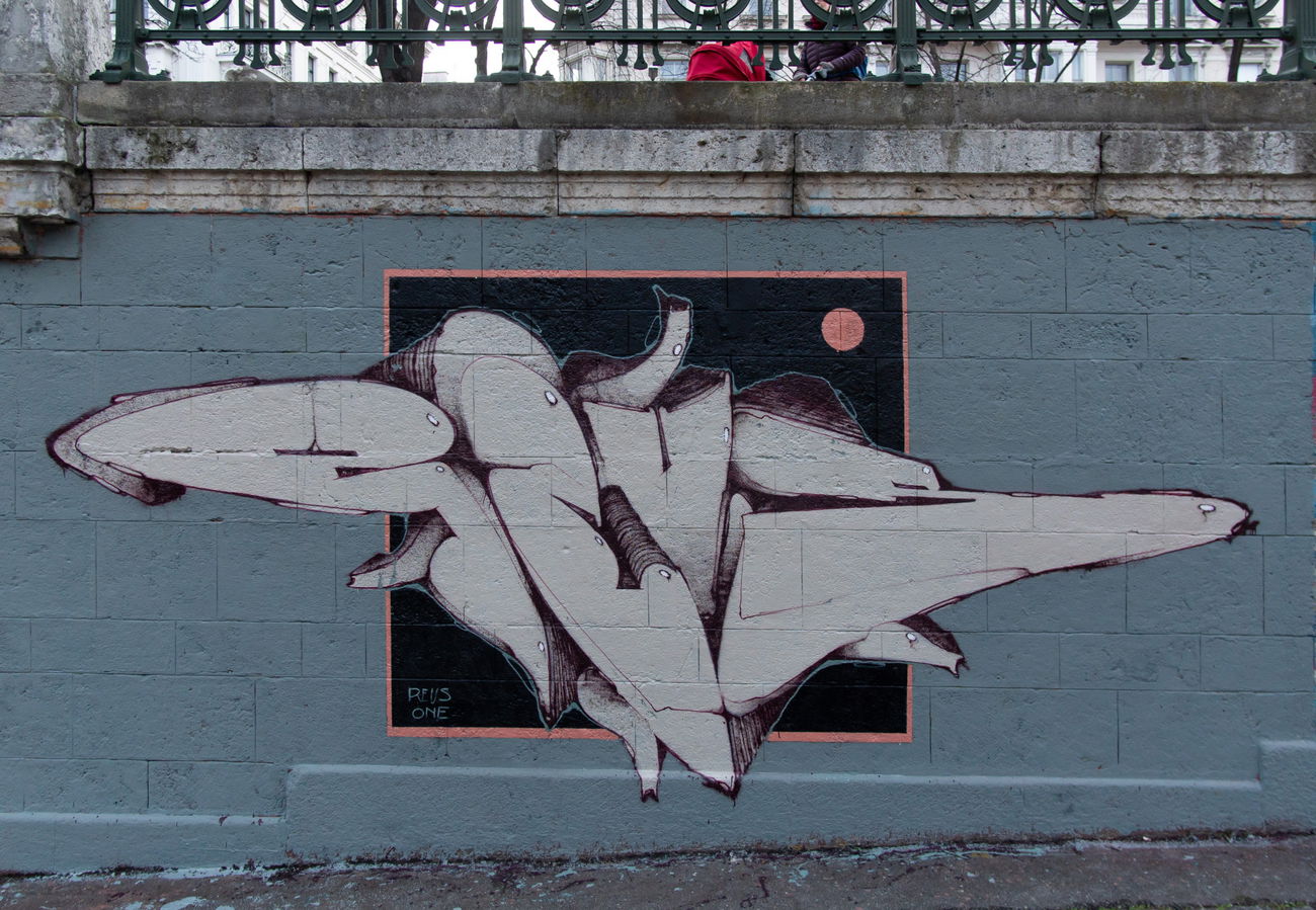 Graffiti Wall in Wien - Photo by LiquidX - reus, wien, donaukanal