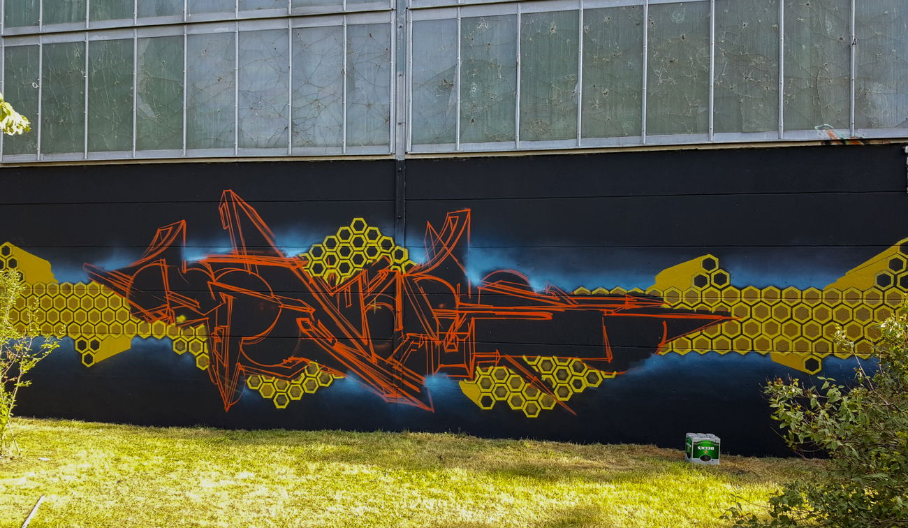 Graffiti Wall - Photo by LiquidX - stralsund, greifswald, reus