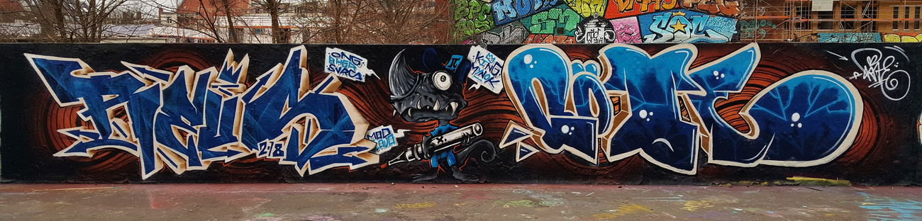 Graffiti Wall - Photo by LiquidX - reus, göte, ripmynok