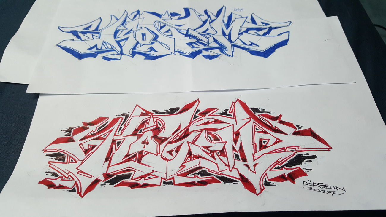 Graffiti Sketch - Photo by LiquidX