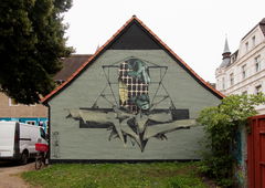 Graffiti Wall - Photo by LiquidX - reus, gosp, greifswald (2021)