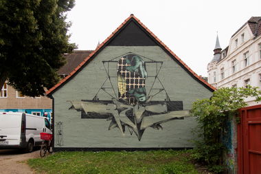 Graffiti Wall - Photo by LiquidX - reus, gosp, greifswald (2021)