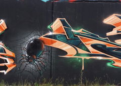Graffiti Wall in Leipzig - Photo by LiquidX - reus, köter (2018)