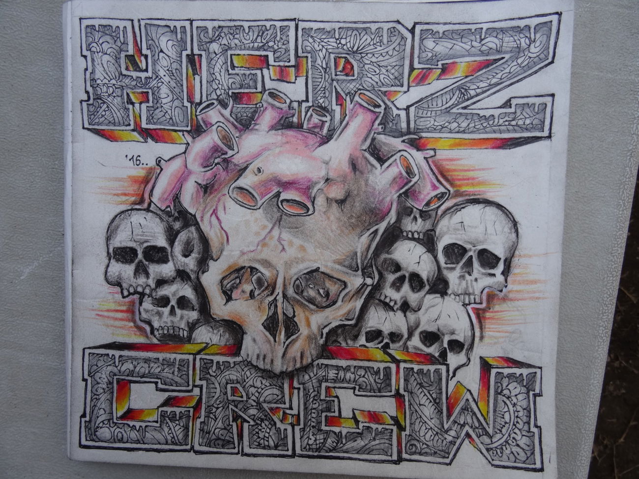 Graffiti Sketch - Photo by LiquidX - Herz (2016)