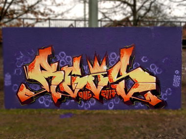 Graffiti Wall - Photo by LiquidX - Reus, 2017, ulm (2017)