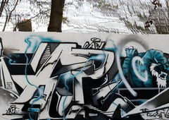 Graffiti Wall - Photo by LiquidX - reus, akpe, ozka