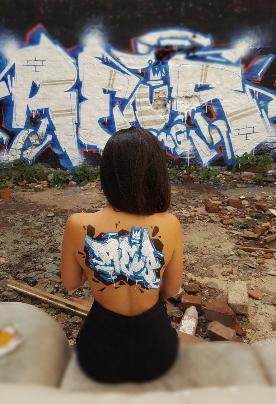 Graffiti Artwork - Photo by LiquidX - bodypaint, reus, leipzig