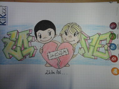 Graffiti Sketch - Photo by Litza - Love