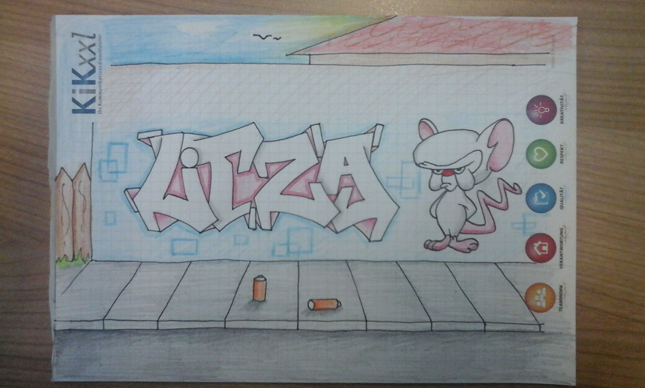 Graffiti Sketch in Dortmund - Photo by Litza - RBM