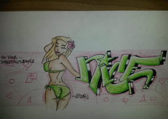 Graffiti Wall - Photo by Litza