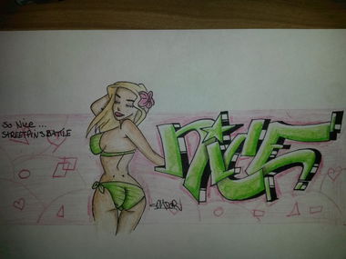 Graffiti Wall - Photo by Litza