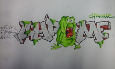 Graffiti Sketch - Photo by Litza - CHROME
