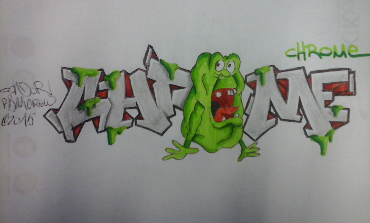 Graffiti Sketch - Photo by Litza - CHROME