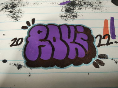 Graffiti Sketch - Photo by Llama