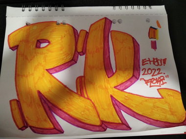 Graffiti Sketch - Photo by Llama (2022)