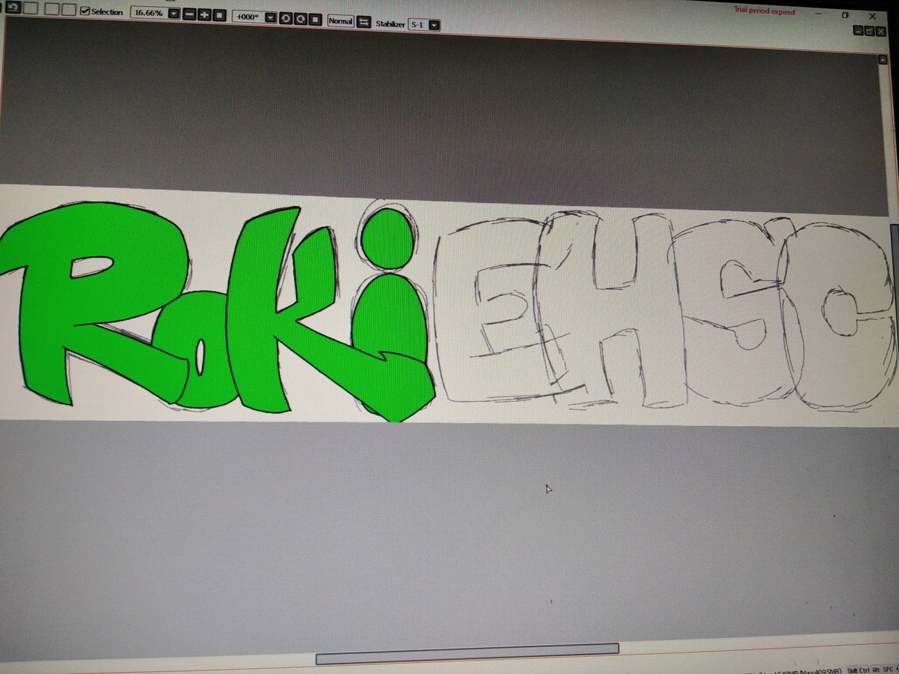 Graffiti Sketch - Photo by Llama