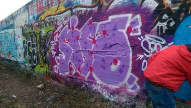 Graffiti Wall - Photo by Logit - Siso, Hennef, Kis (2015)