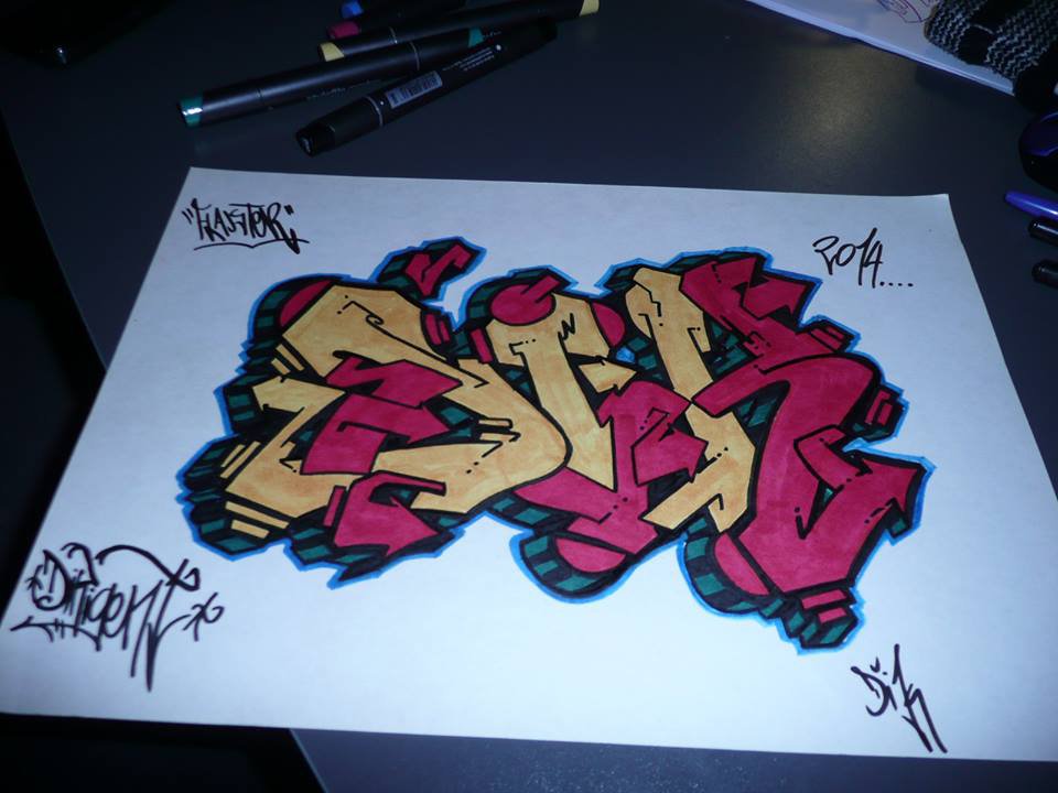 Graffiti Wall - Photo by Lokal - ?ík, Dire, Dririgent