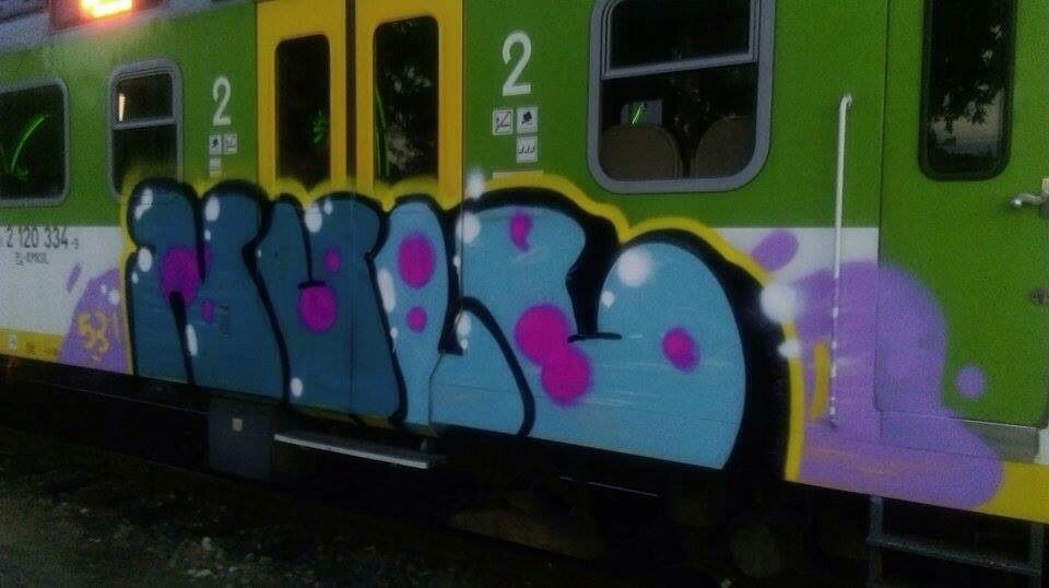 Graffiti Train - Photo by Lokalpatriot - Warsaw, Null, 53 (2015)
