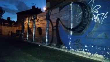 Graffiti Bombing in London ilford - Photo by Lokalpatriot - 53ERS, NULL, SAREZ (2016)