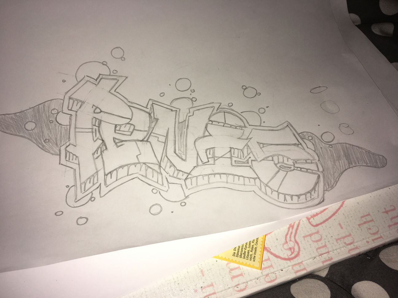 Graffiti Sketch - Photo by Lolyone - Loly, penis