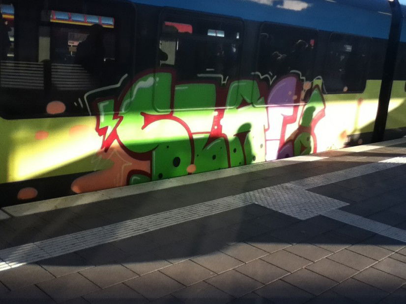 Graffiti Train - Photo by Longpape (2012)