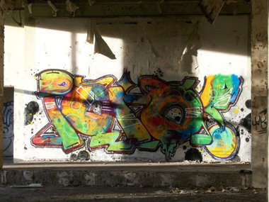 Graffiti Bombing - Photo by LosPicos - pc, io
