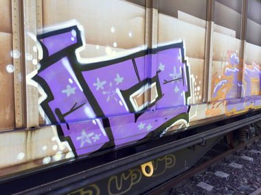 Graffiti Train - Photo by LosPicos - io